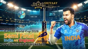 get online cricket ID and bet in the semi-final. of t20 to win more