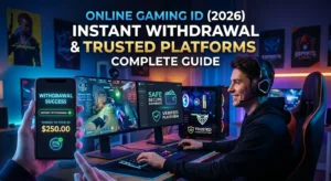 online gaming id instant withdrawal platforms